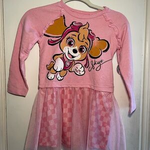 Paw Patrol Pink Princess Skye Dress size 5T